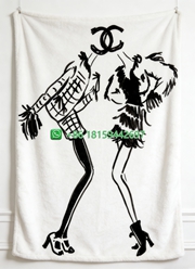 Chanel Throw Blankets